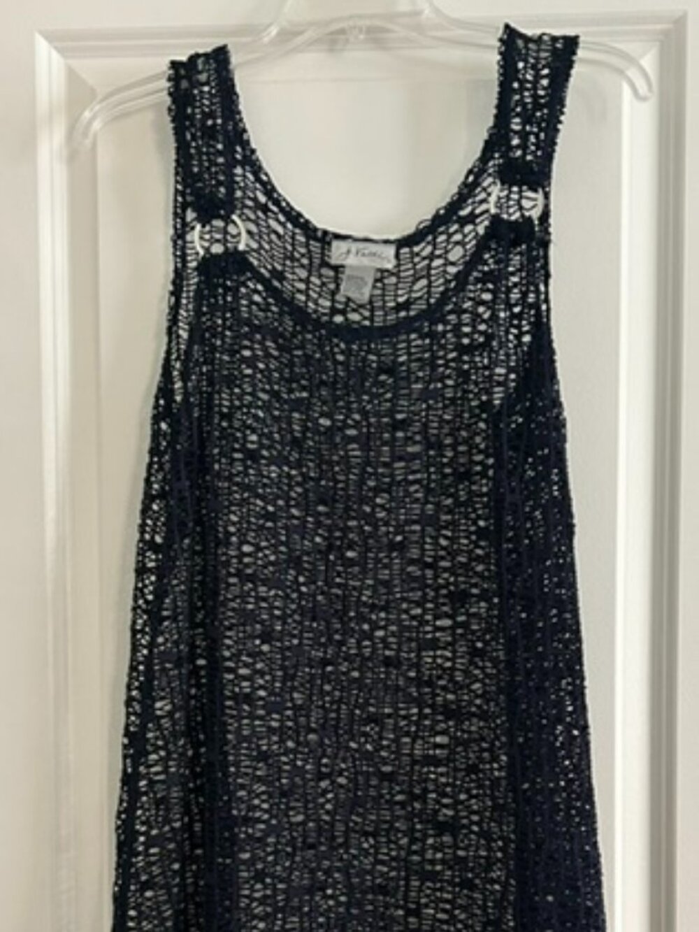 J Valdi Swimsuit Coverup, Navy, Size XL